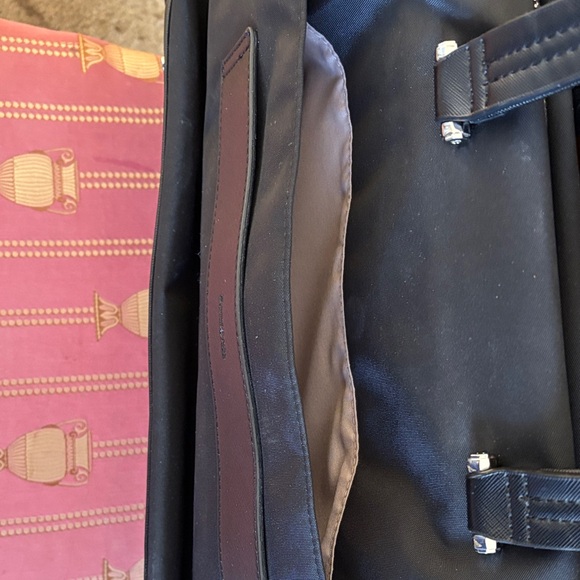 Samsonite Black Tote Bag with Silver Accents - Picture 9 of 9